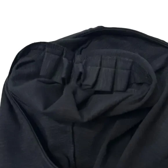 Free People Ellery Puff Sleeve Blouse NWT Black M - Picture 8 of 12